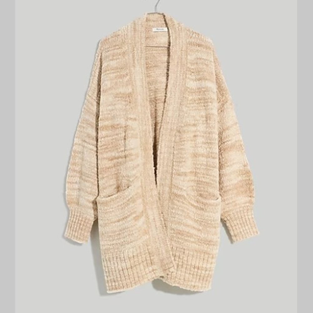 Madewell Space-Dye Long Cardigan Sweater 2X